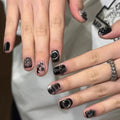Cyberpunk Shadow Cut Short Press On Nails