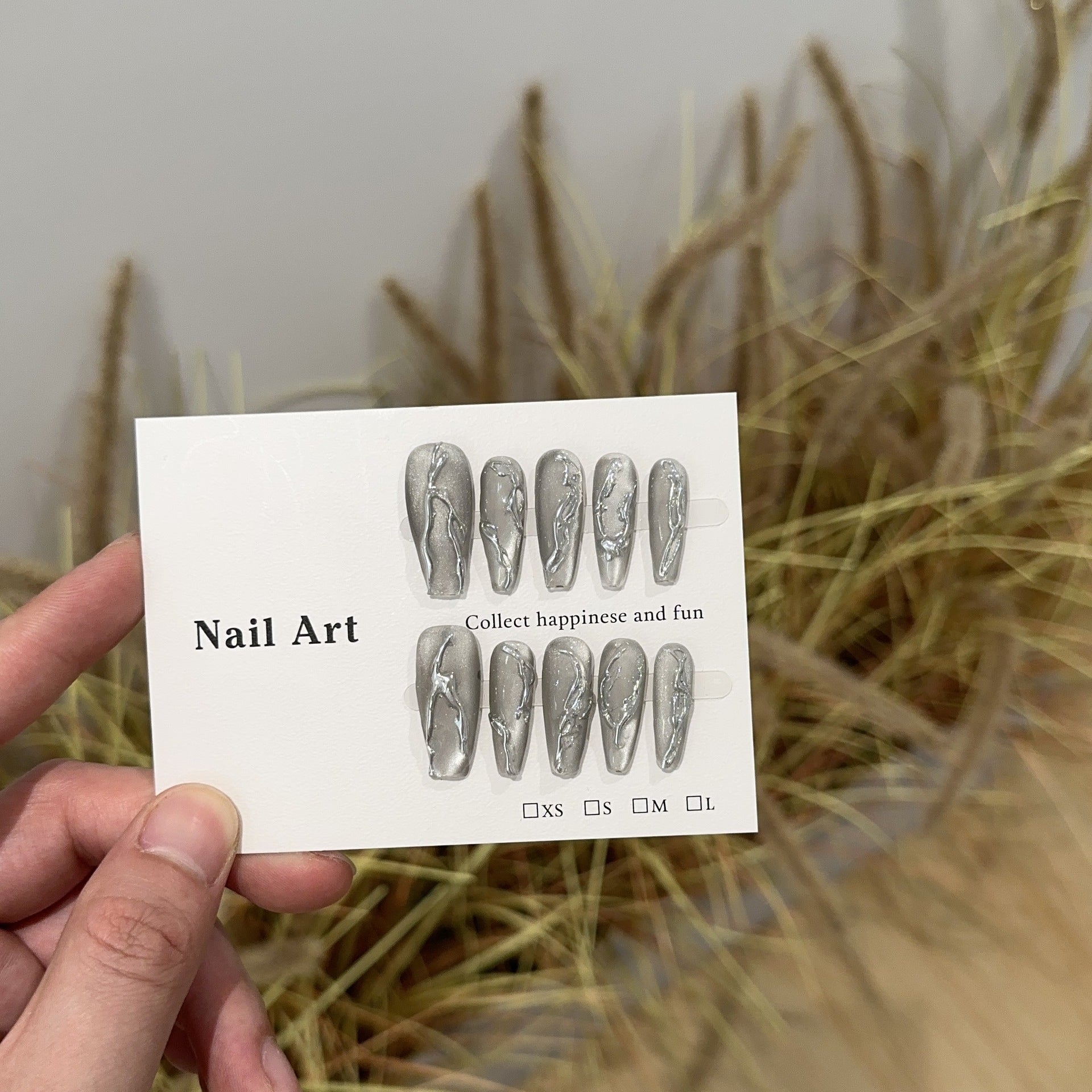 Liquid Chrome Medium Coffin