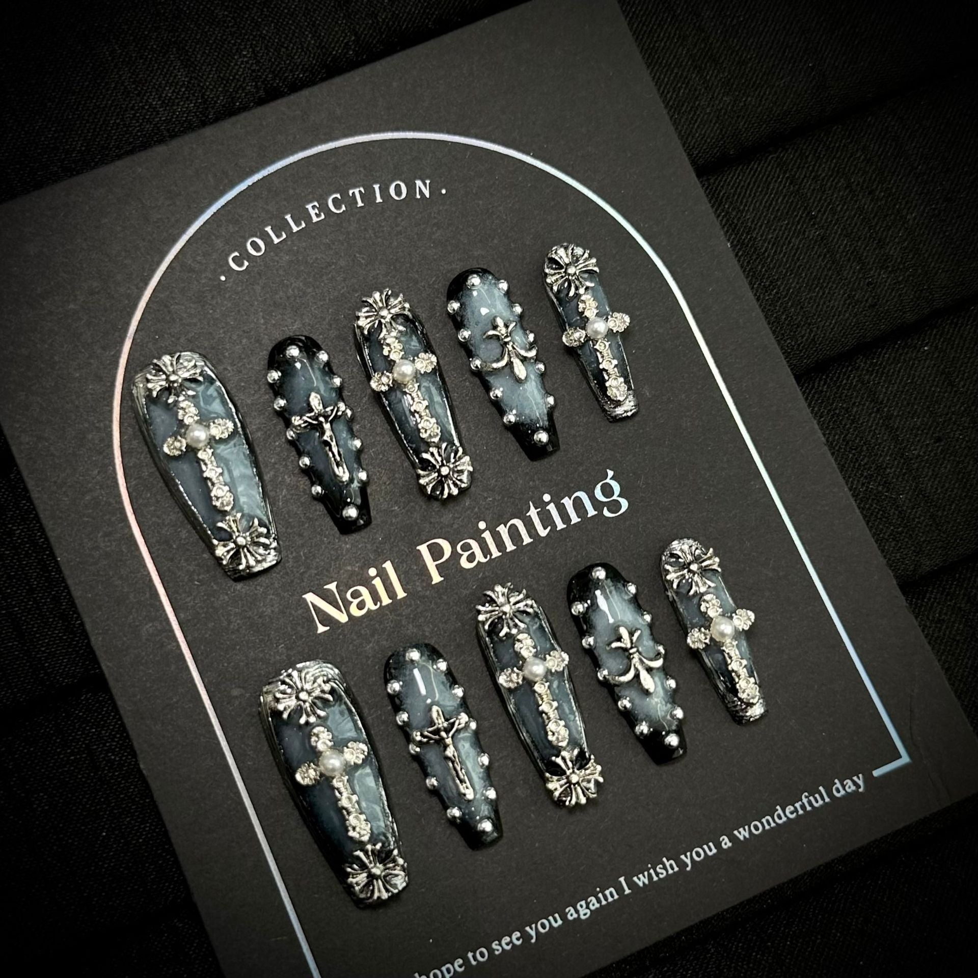 Midnight Web Long Ballerina