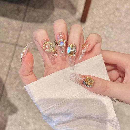 Shining Diamond Twinkle Press on nails