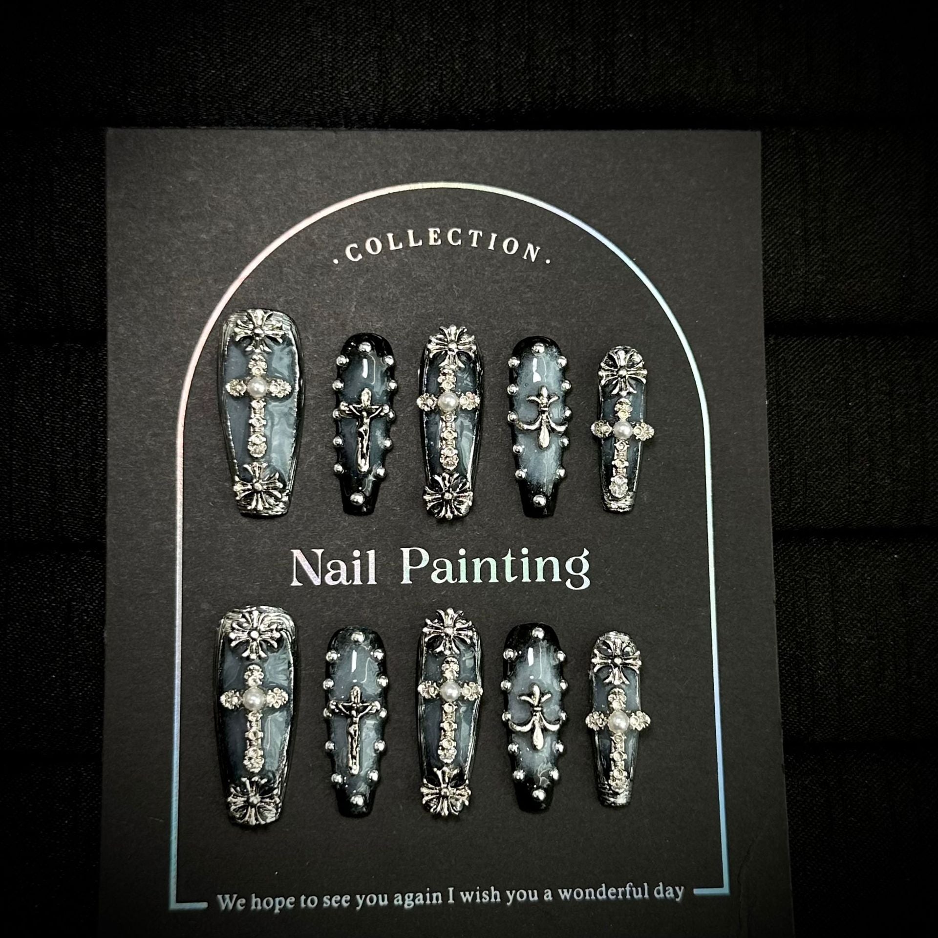 Midnight Web Long Ballerina