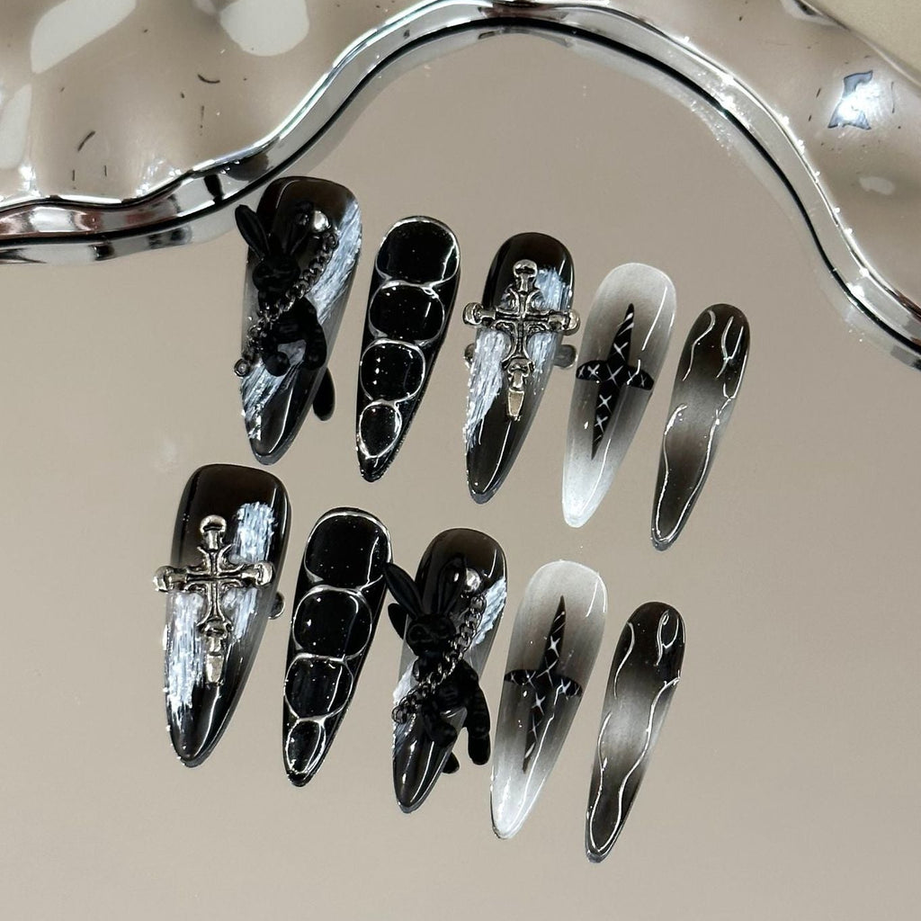 Dark Angelic Aura Long Stiletto