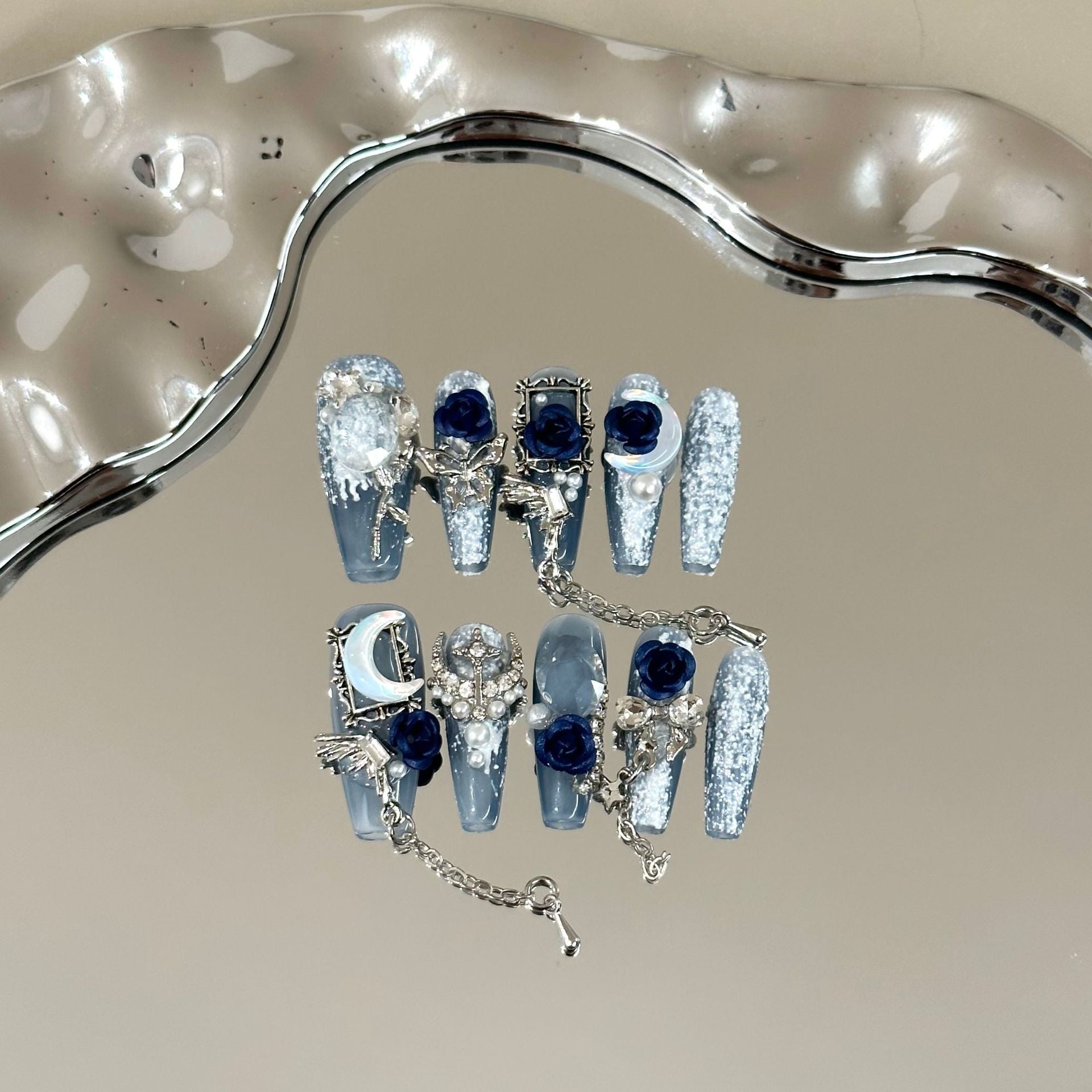 Blue Moonlight Medium Coffin