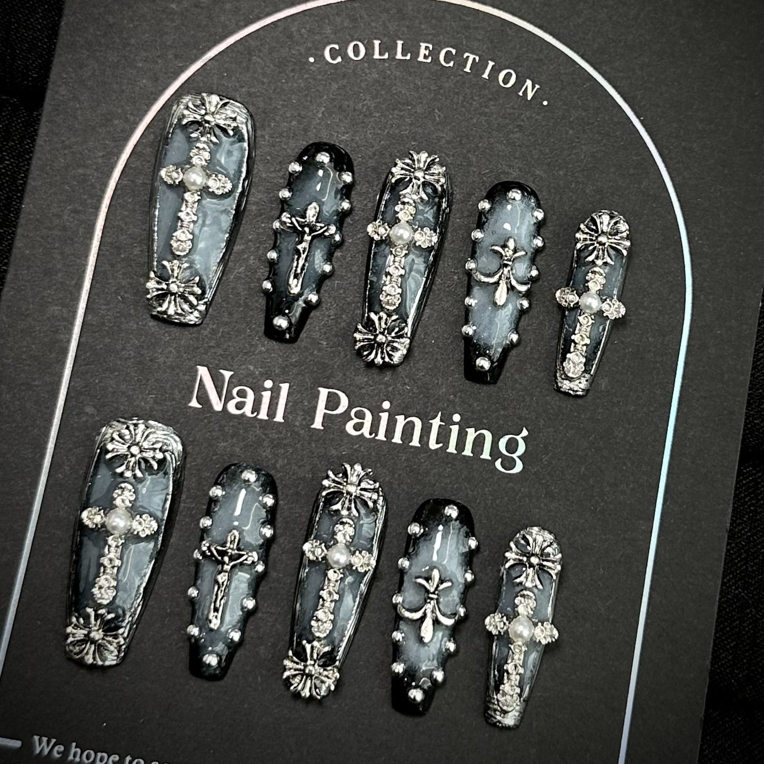 Midnight Web Long Ballerina