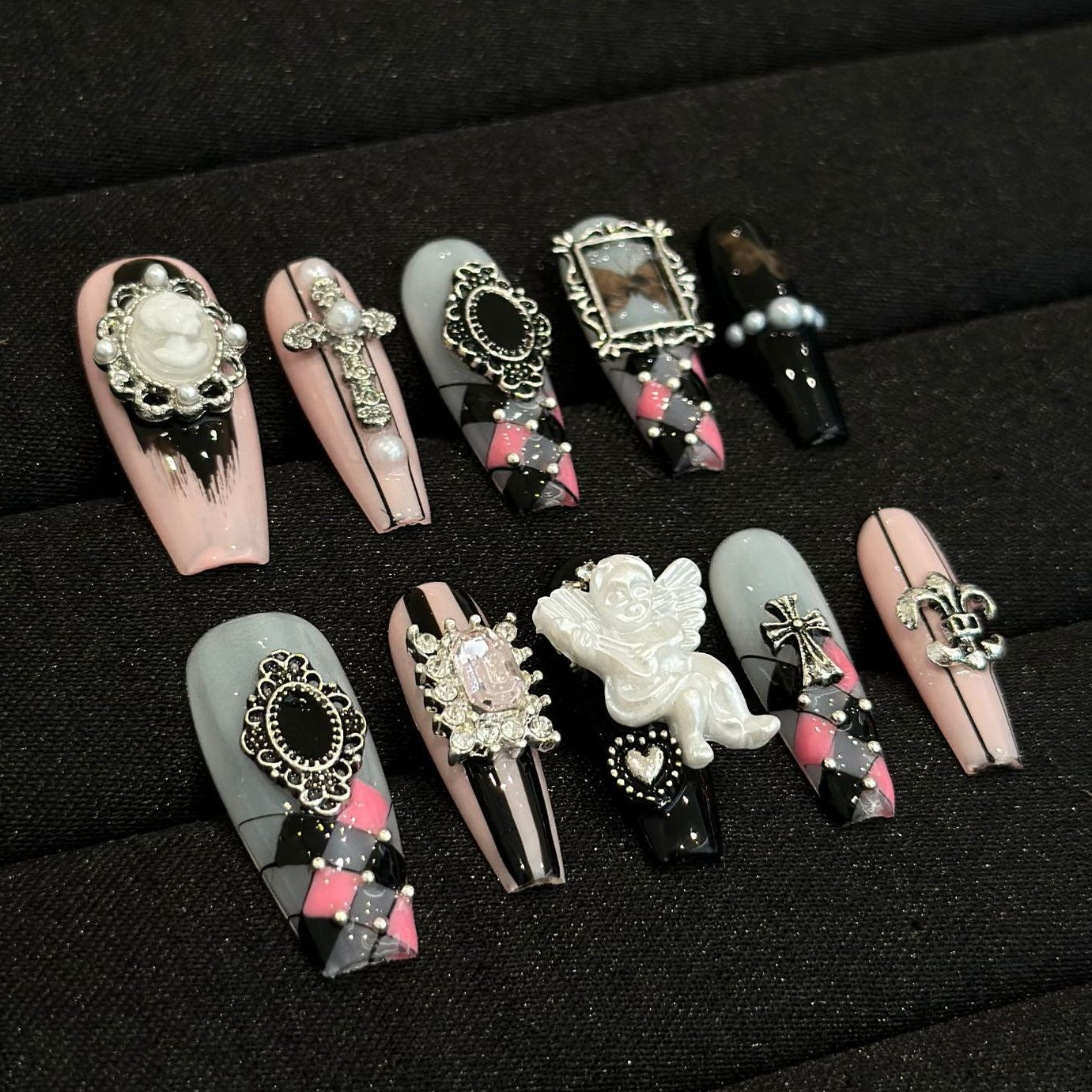 Royal Harlequin Long Coffin