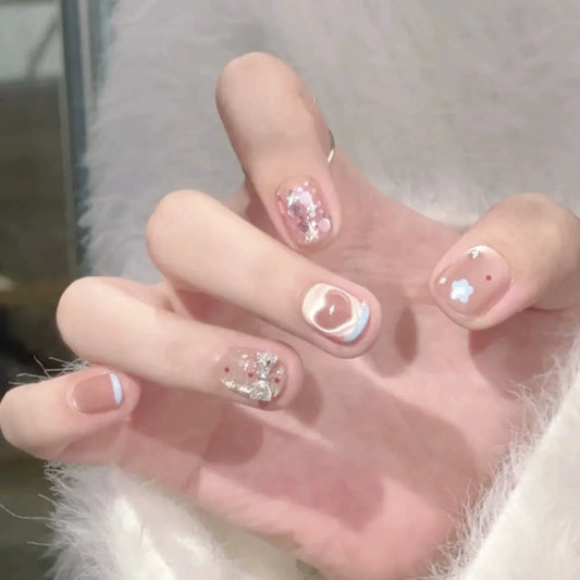 Twinkle Bloom Press-On Nails