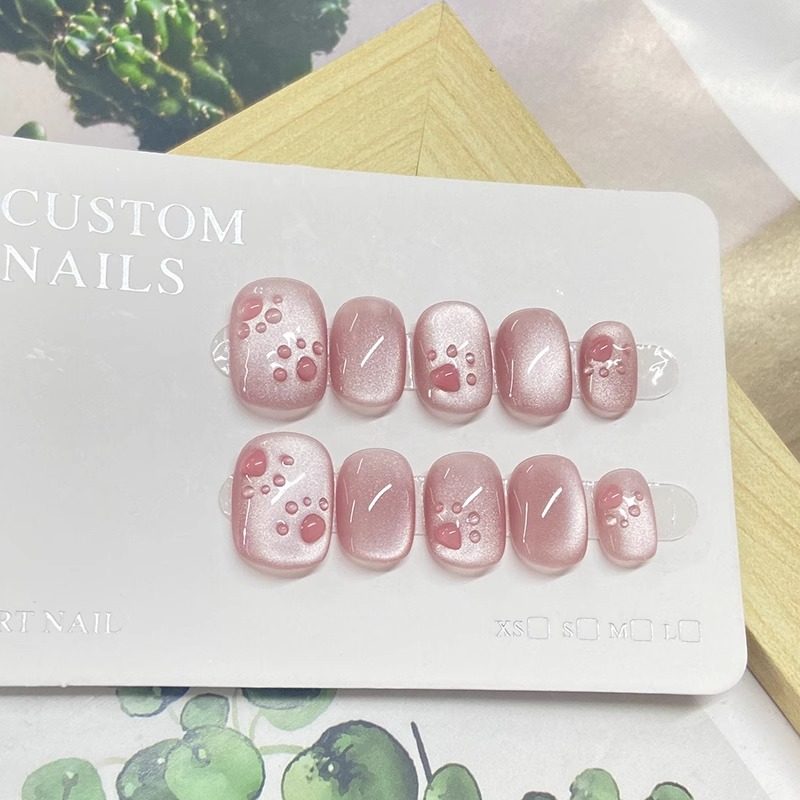 Dog Footprint Magnetic press on nails